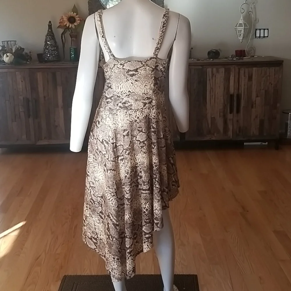 Free People midnight dance snake print dre…